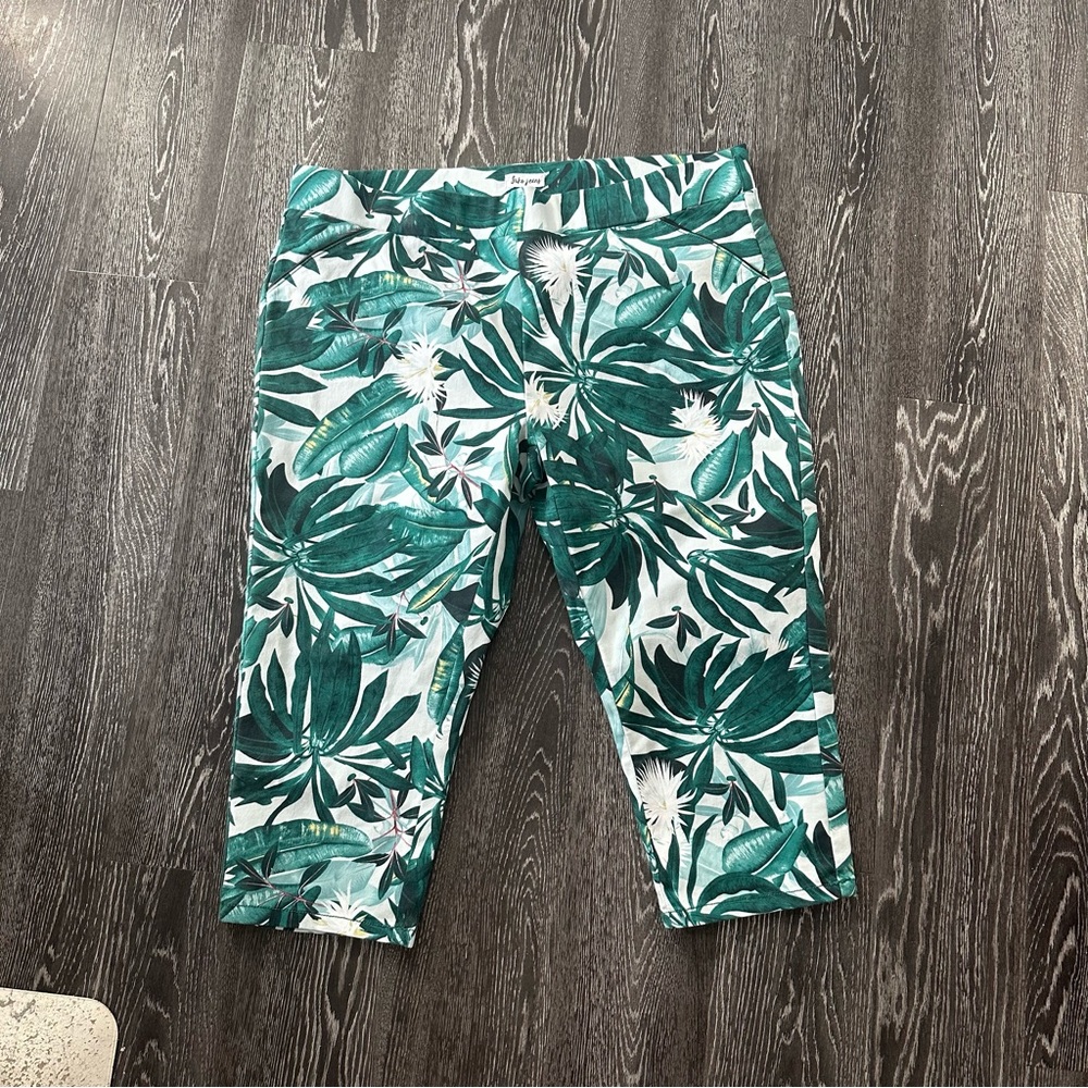 Summer palm capris